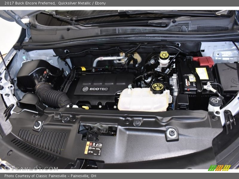 Quicksilver Metallic / Ebony 2017 Buick Encore Preferred
