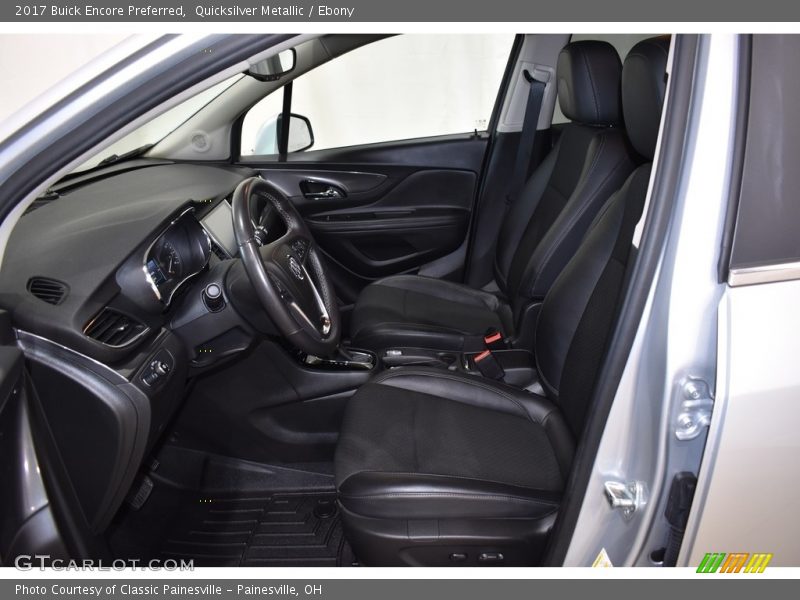 Quicksilver Metallic / Ebony 2017 Buick Encore Preferred