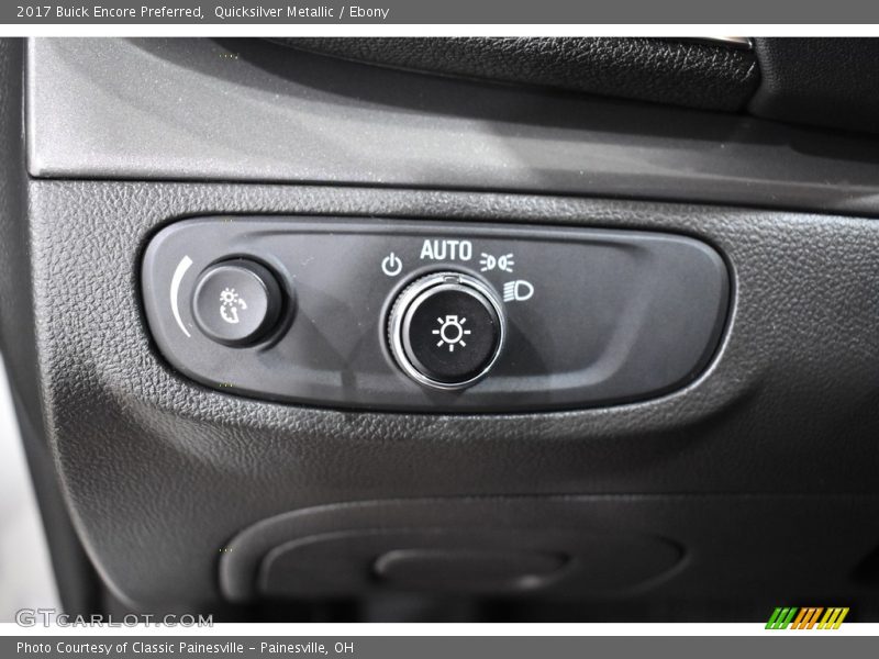 Quicksilver Metallic / Ebony 2017 Buick Encore Preferred