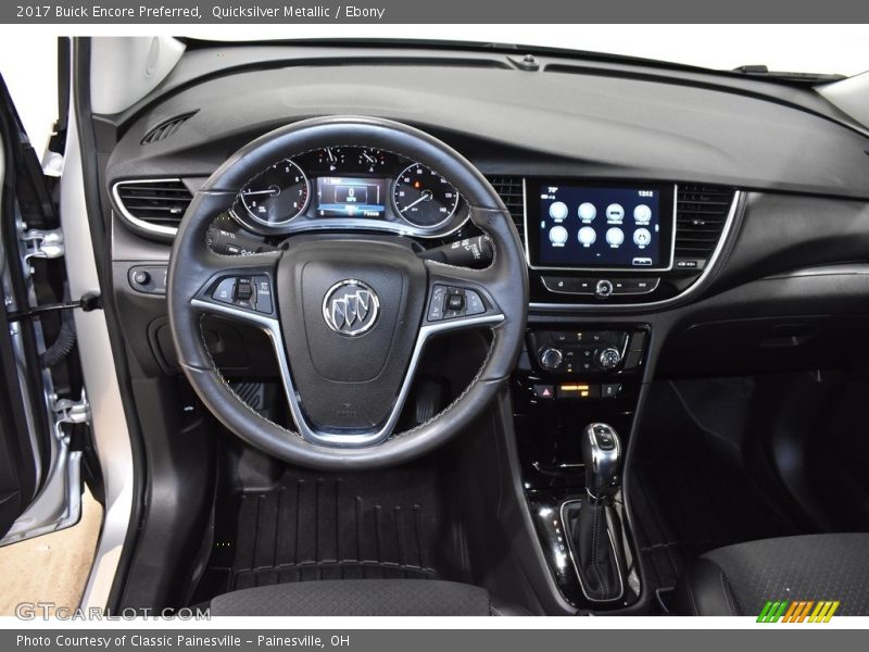 Quicksilver Metallic / Ebony 2017 Buick Encore Preferred