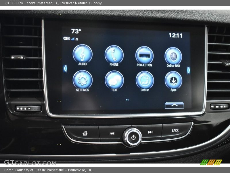 Quicksilver Metallic / Ebony 2017 Buick Encore Preferred