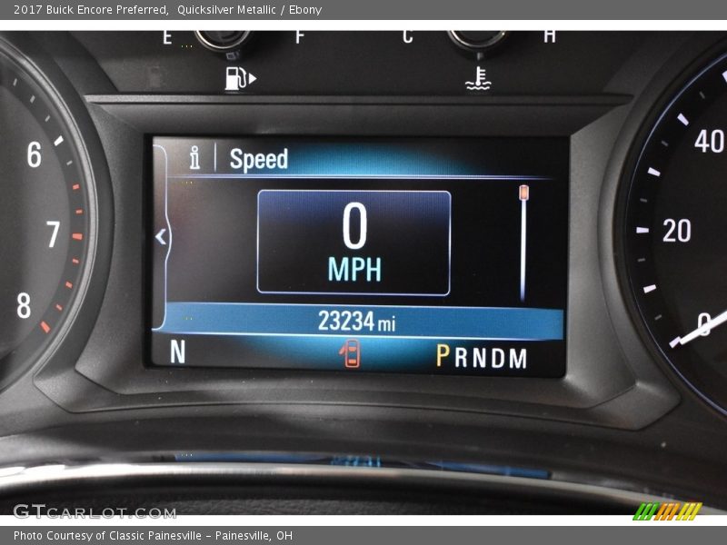 Quicksilver Metallic / Ebony 2017 Buick Encore Preferred