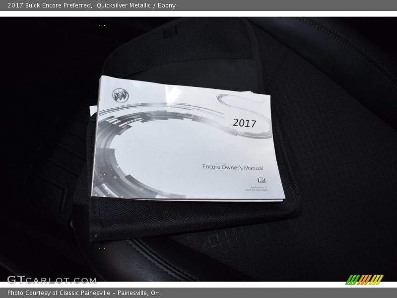Quicksilver Metallic / Ebony 2017 Buick Encore Preferred