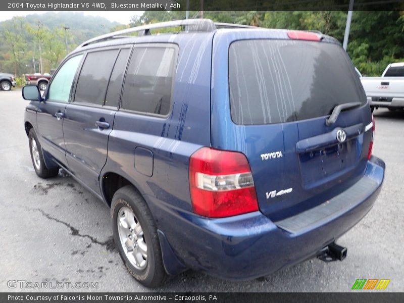 Bluestone Metallic / Ash 2004 Toyota Highlander V6 4WD