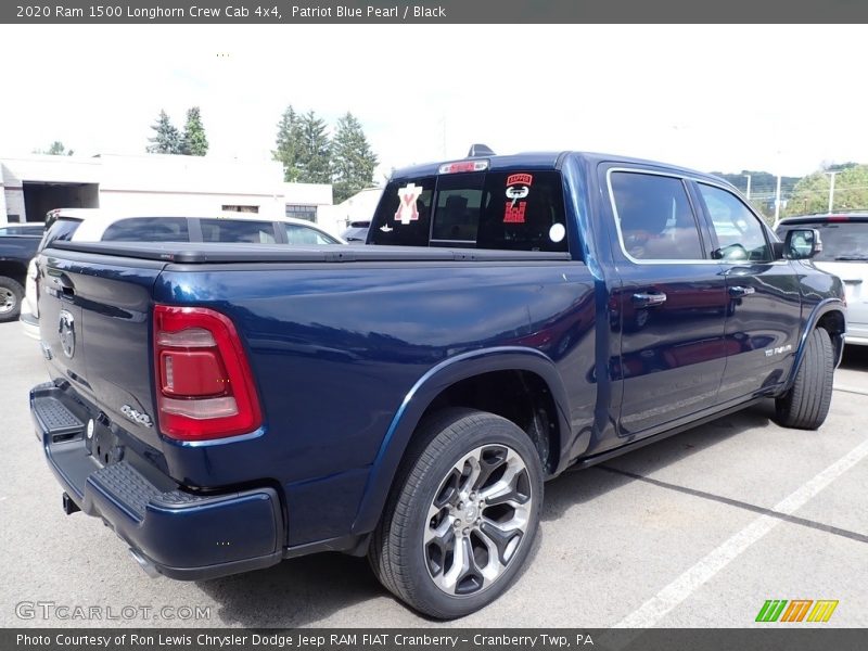 Patriot Blue Pearl / Black 2020 Ram 1500 Longhorn Crew Cab 4x4