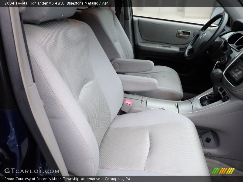 Bluestone Metallic / Ash 2004 Toyota Highlander V6 4WD