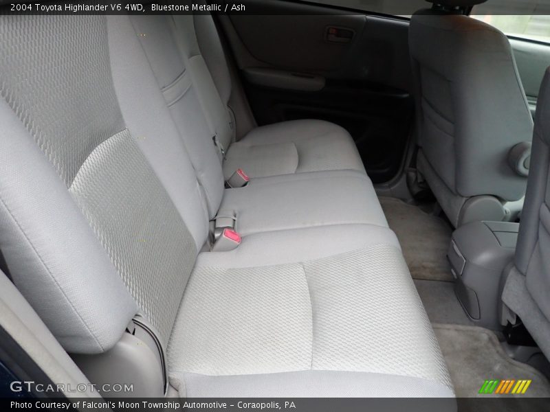 Bluestone Metallic / Ash 2004 Toyota Highlander V6 4WD