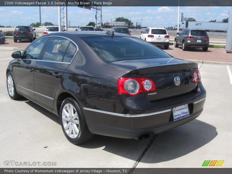 Mocha Brown / Pure Beige 2006 Volkswagen Passat 3.6 Sedan