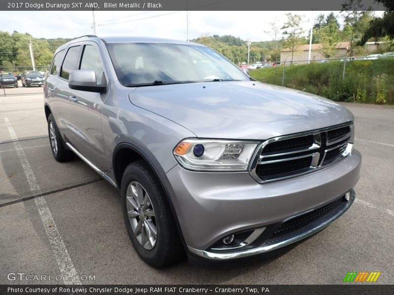 Billet Metallic / Black 2017 Dodge Durango SXT AWD