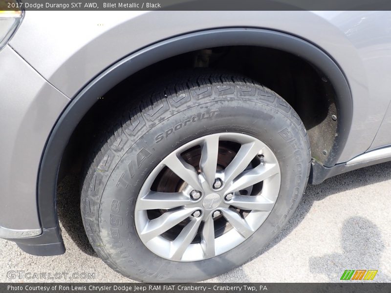 Billet Metallic / Black 2017 Dodge Durango SXT AWD