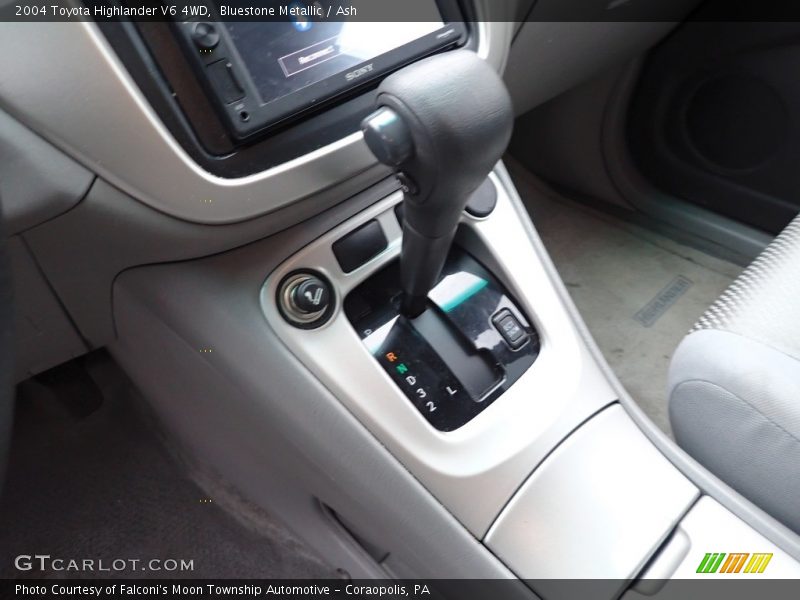 Bluestone Metallic / Ash 2004 Toyota Highlander V6 4WD