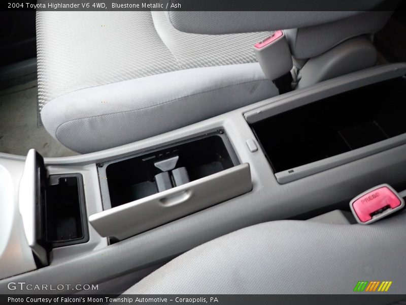 Bluestone Metallic / Ash 2004 Toyota Highlander V6 4WD