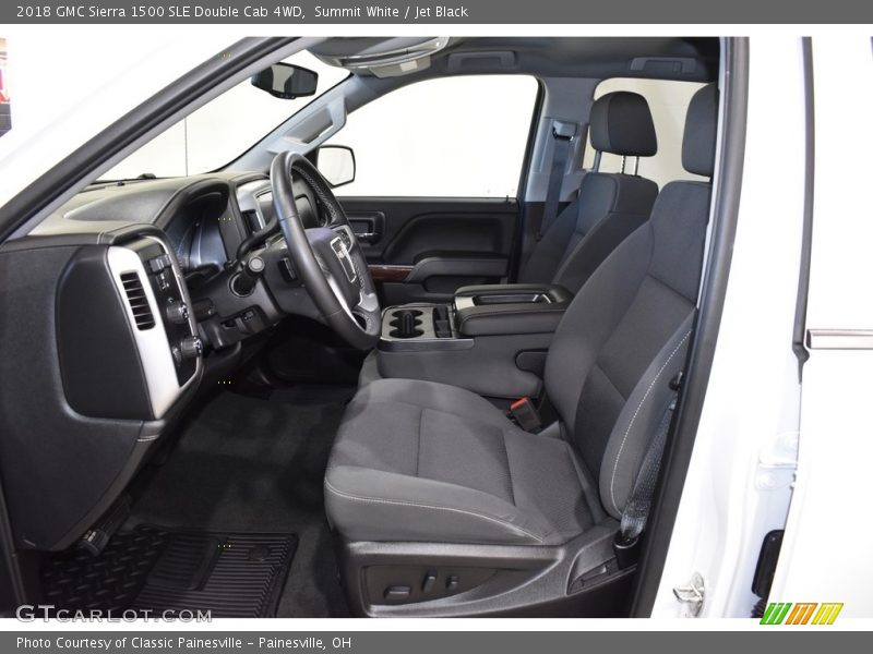 Summit White / Jet Black 2018 GMC Sierra 1500 SLE Double Cab 4WD