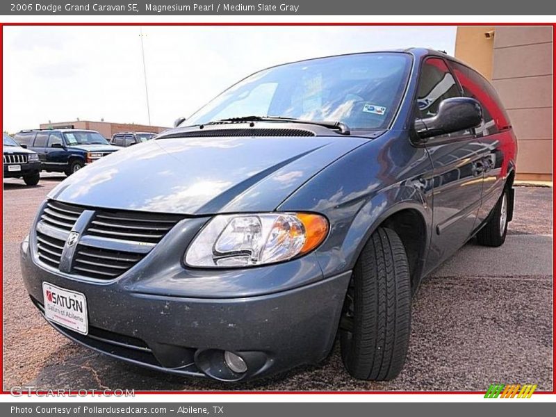 Magnesium Pearl / Medium Slate Gray 2006 Dodge Grand Caravan SE