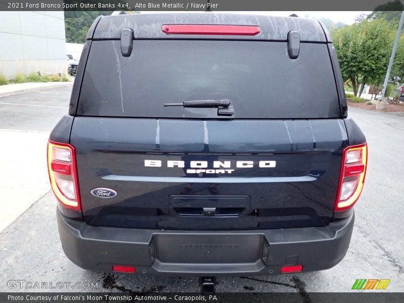 Alto Blue Metallic / Navy Pier 2021 Ford Bronco Sport Outer Banks 4x4