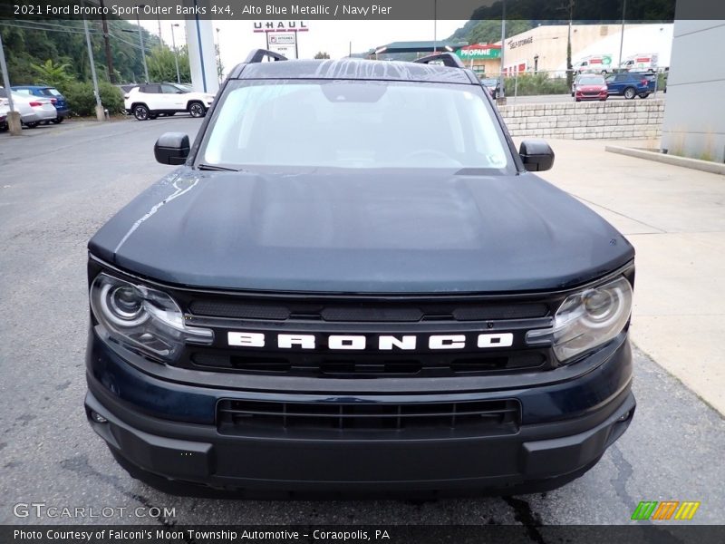 Alto Blue Metallic / Navy Pier 2021 Ford Bronco Sport Outer Banks 4x4