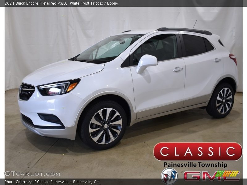White Frost Tricoat / Ebony 2021 Buick Encore Preferred AWD