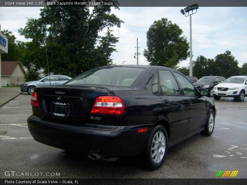 Black Sapphire Metallic / Light Taupe 2004 Volvo S40 1.9T