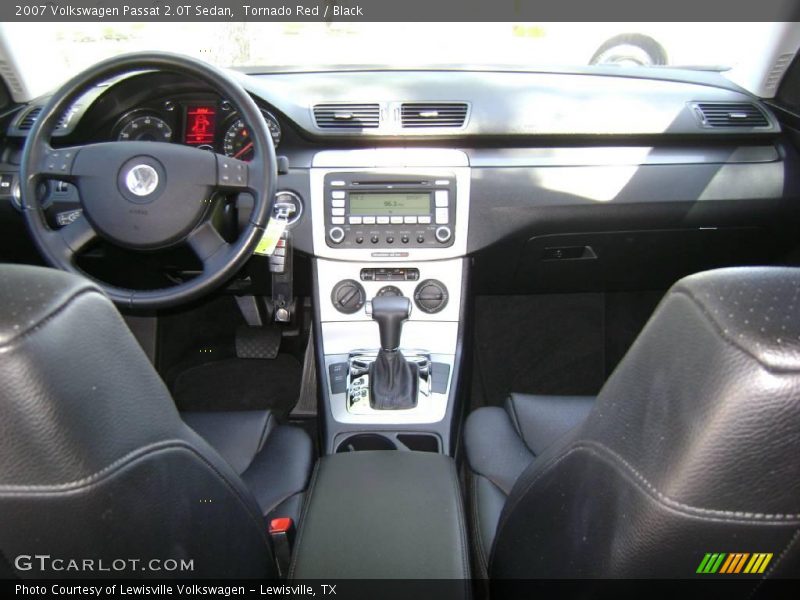Tornado Red / Black 2007 Volkswagen Passat 2.0T Sedan