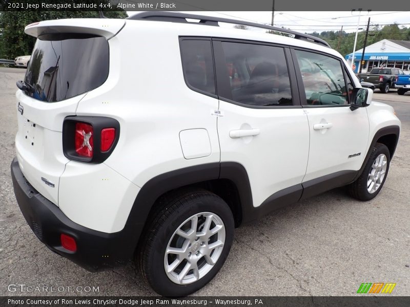 Alpine White / Black 2021 Jeep Renegade Latitude 4x4