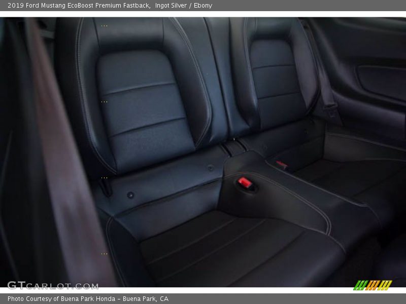 Ingot Silver / Ebony 2019 Ford Mustang EcoBoost Premium Fastback
