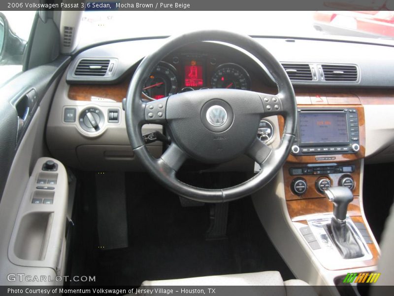 Mocha Brown / Pure Beige 2006 Volkswagen Passat 3.6 Sedan