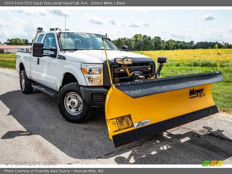 Oxford White / Black 2014 Ford F250 Super Duty Lariat SuperCab 4x4