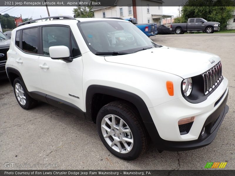 Alpine White / Black 2021 Jeep Renegade Latitude 4x4
