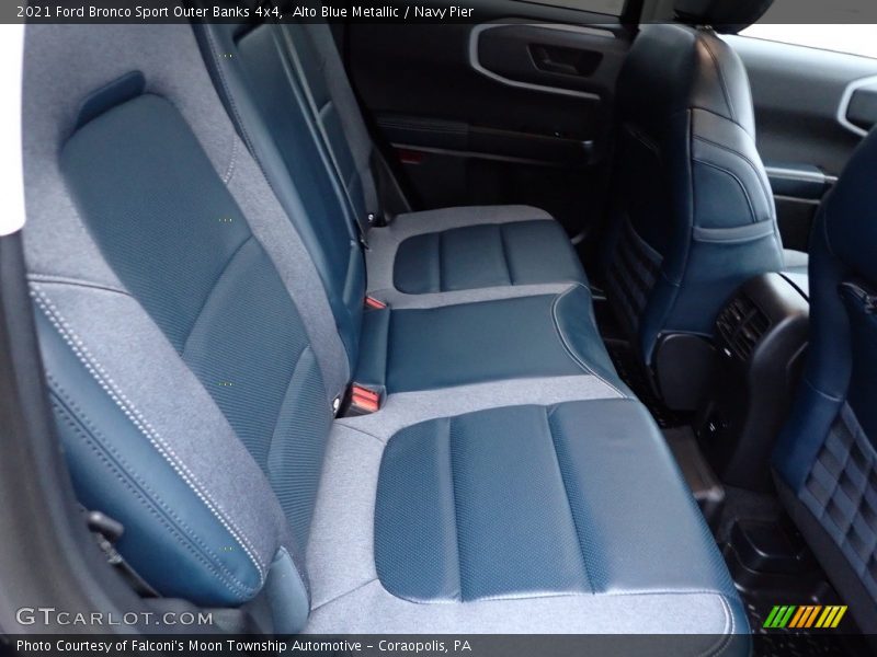 Rear Seat of 2021 Bronco Sport Outer Banks 4x4