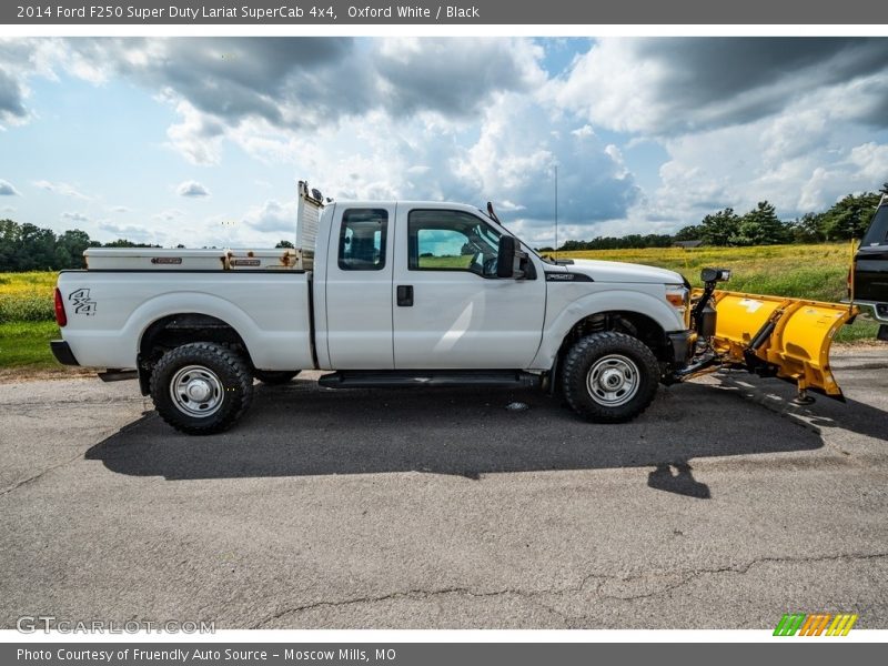 Oxford White / Black 2014 Ford F250 Super Duty Lariat SuperCab 4x4