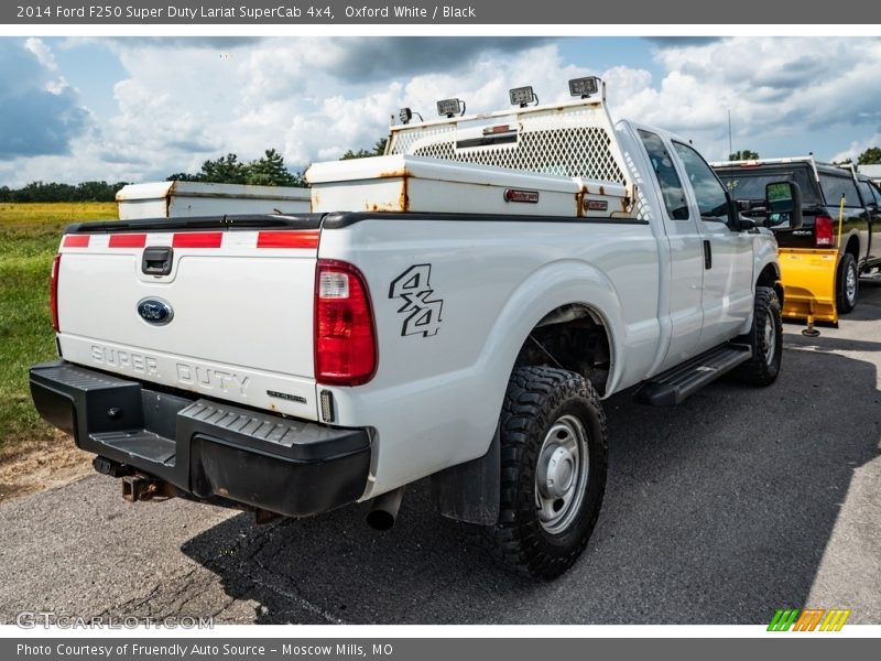Oxford White / Black 2014 Ford F250 Super Duty Lariat SuperCab 4x4