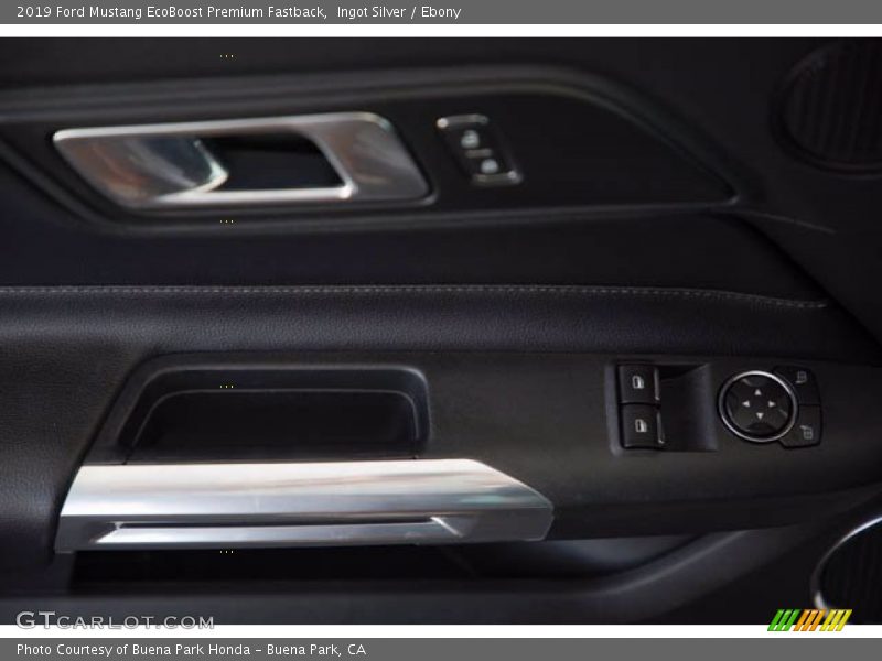Ingot Silver / Ebony 2019 Ford Mustang EcoBoost Premium Fastback
