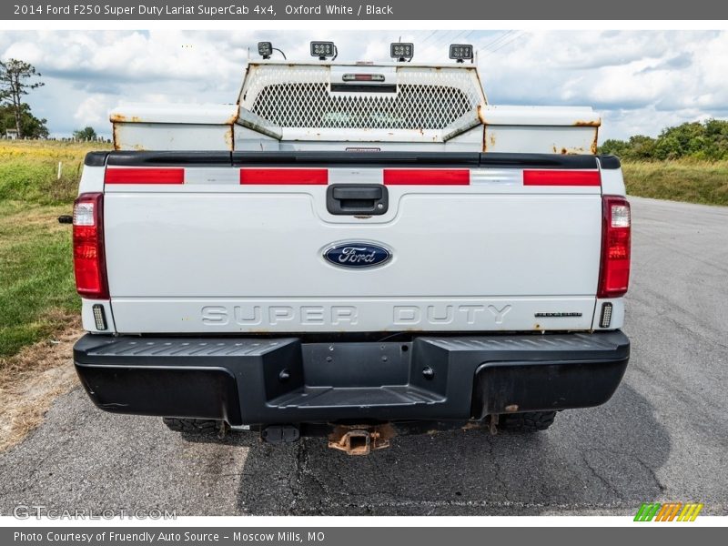 Oxford White / Black 2014 Ford F250 Super Duty Lariat SuperCab 4x4