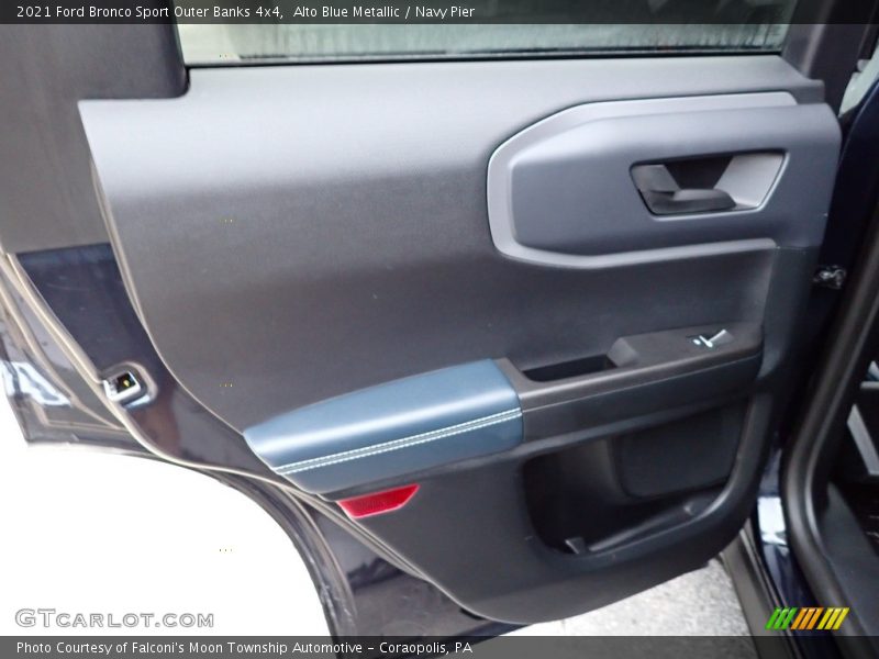 Alto Blue Metallic / Navy Pier 2021 Ford Bronco Sport Outer Banks 4x4
