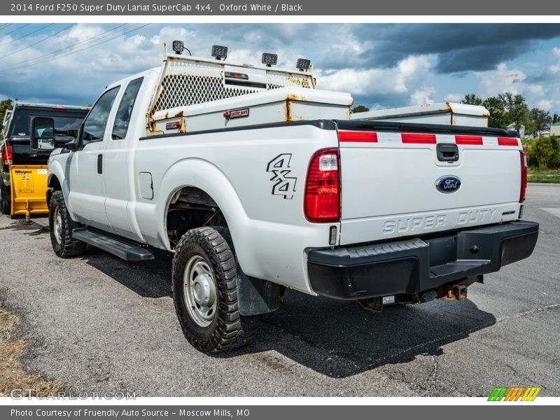 Oxford White / Black 2014 Ford F250 Super Duty Lariat SuperCab 4x4