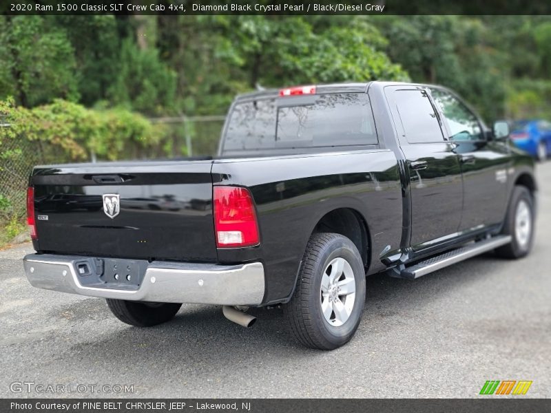 Diamond Black Crystal Pearl / Black/Diesel Gray 2020 Ram 1500 Classic SLT Crew Cab 4x4