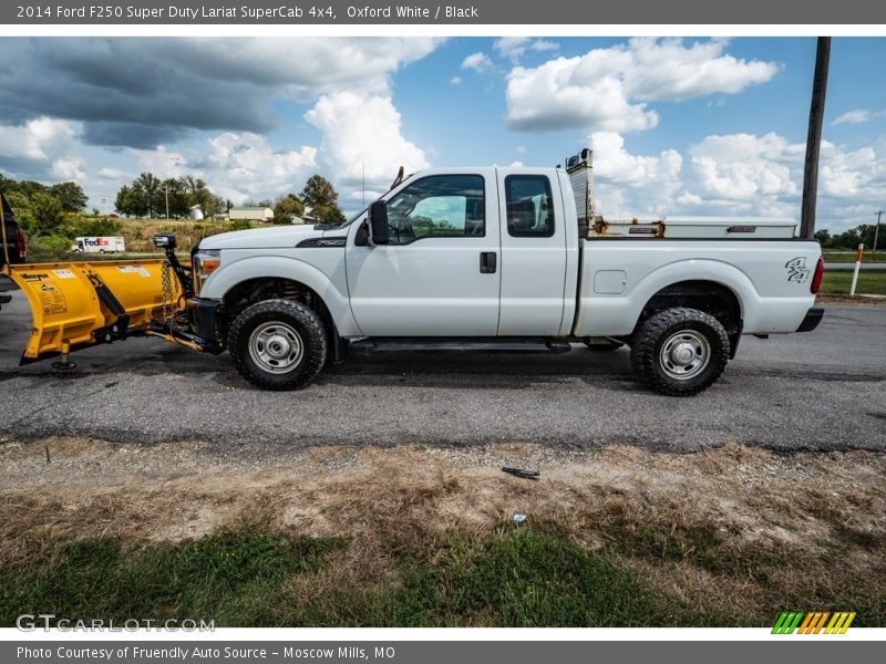 Oxford White / Black 2014 Ford F250 Super Duty Lariat SuperCab 4x4
