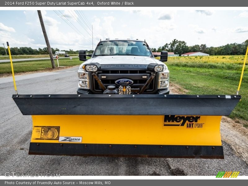 Oxford White / Black 2014 Ford F250 Super Duty Lariat SuperCab 4x4