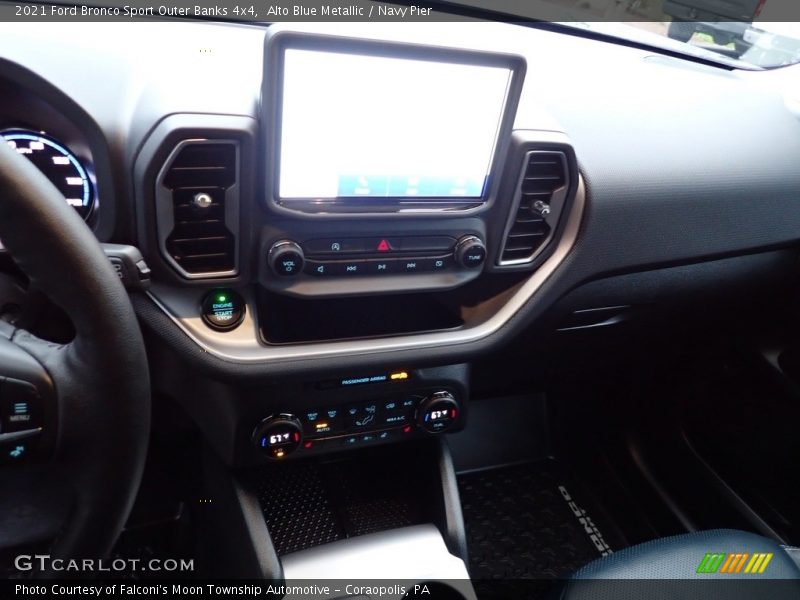 Alto Blue Metallic / Navy Pier 2021 Ford Bronco Sport Outer Banks 4x4