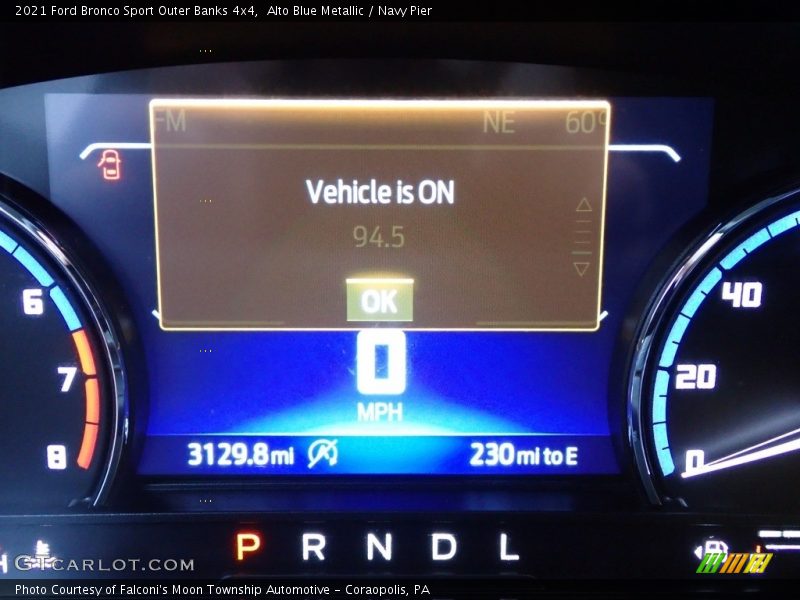 Alto Blue Metallic / Navy Pier 2021 Ford Bronco Sport Outer Banks 4x4