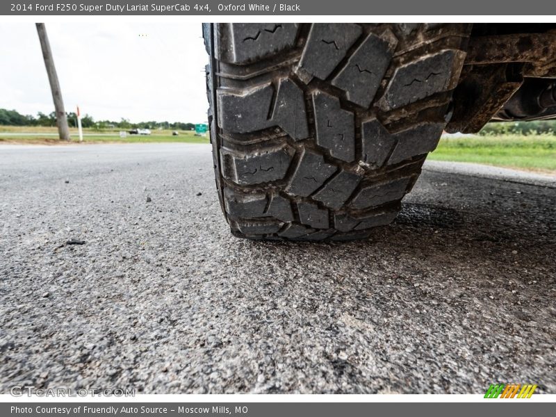 Oxford White / Black 2014 Ford F250 Super Duty Lariat SuperCab 4x4