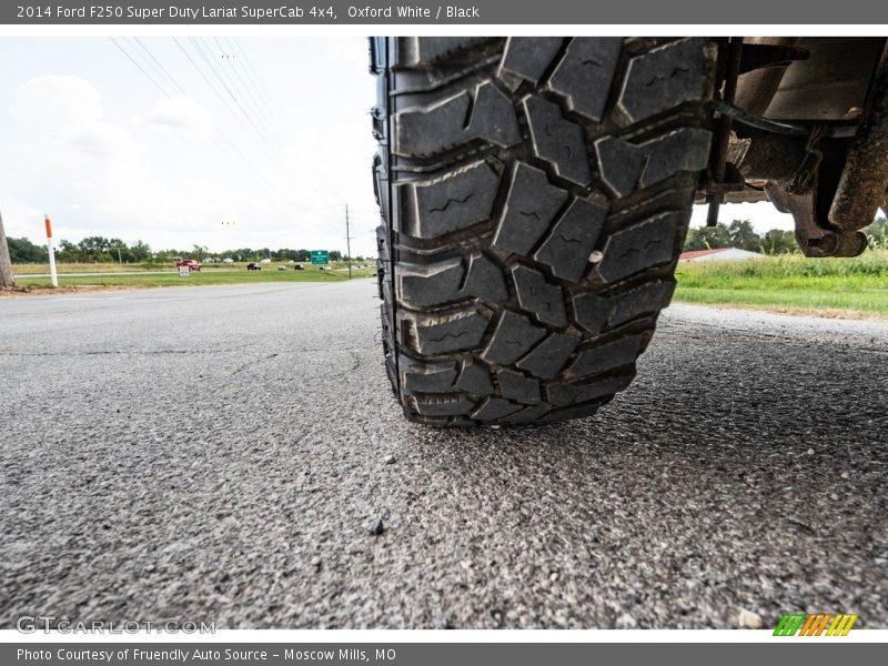 Oxford White / Black 2014 Ford F250 Super Duty Lariat SuperCab 4x4