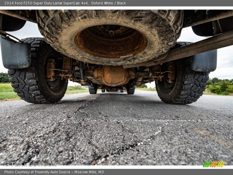Oxford White / Black 2014 Ford F250 Super Duty Lariat SuperCab 4x4