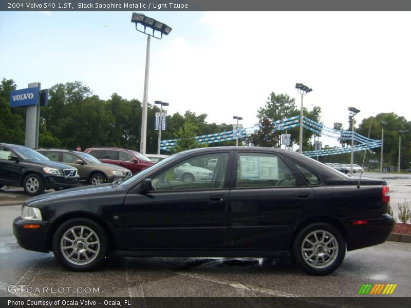 Black Sapphire Metallic / Light Taupe 2004 Volvo S40 1.9T