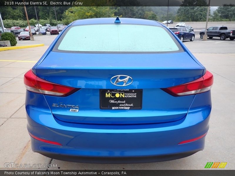Electric Blue / Gray 2018 Hyundai Elantra SE