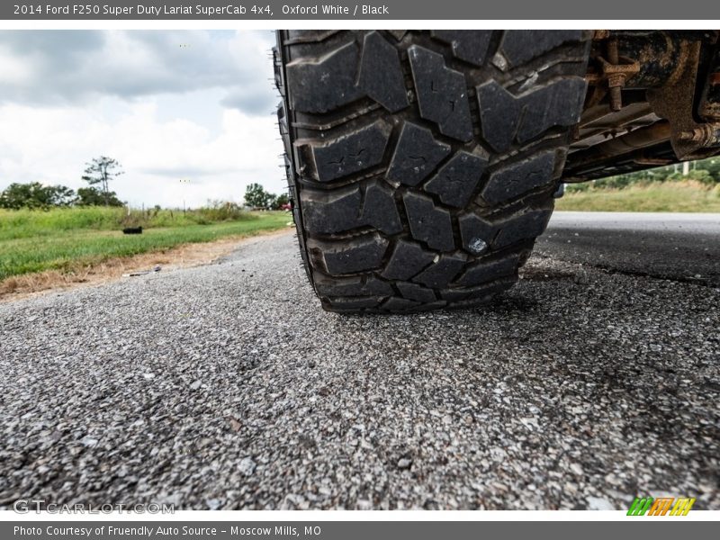 Oxford White / Black 2014 Ford F250 Super Duty Lariat SuperCab 4x4