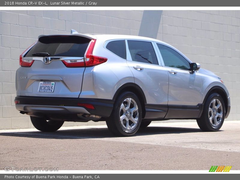 Lunar Silver Metallic / Gray 2018 Honda CR-V EX-L