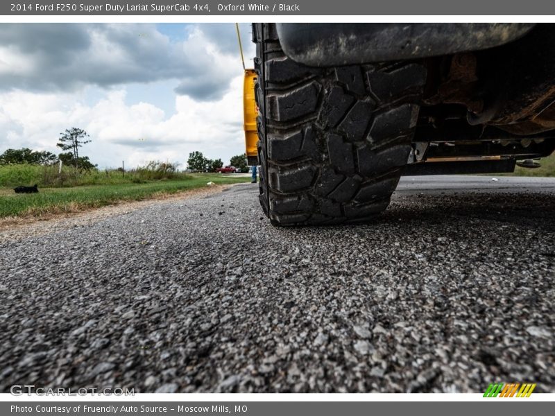 Oxford White / Black 2014 Ford F250 Super Duty Lariat SuperCab 4x4