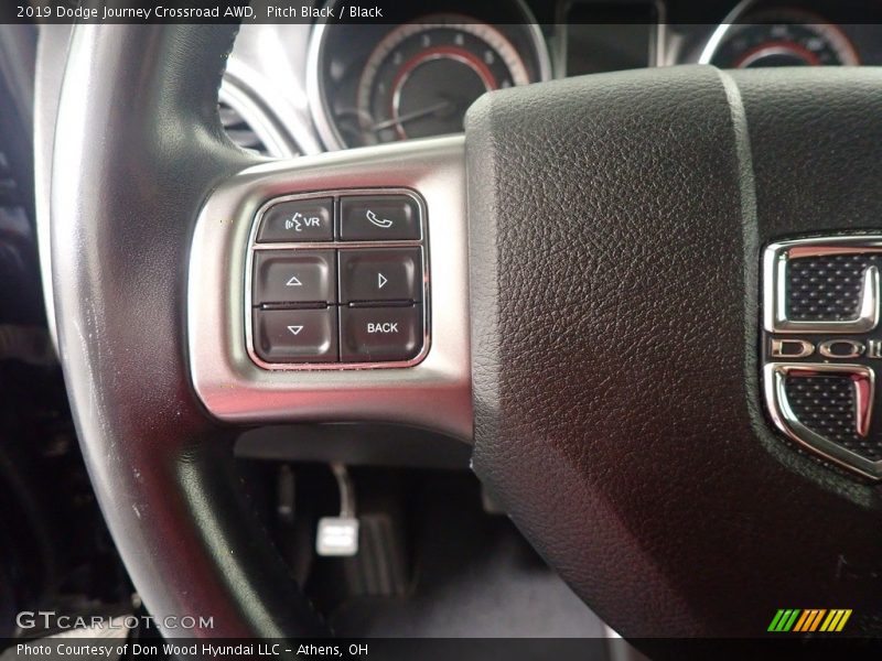 Pitch Black / Black 2019 Dodge Journey Crossroad AWD