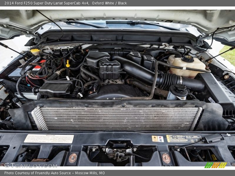 Oxford White / Black 2014 Ford F250 Super Duty Lariat SuperCab 4x4